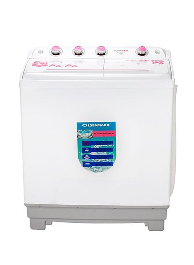Buy Twin Tub Semi Automatic Washing Machine 10 kg OMSWM5502 White in Saudi Arabia