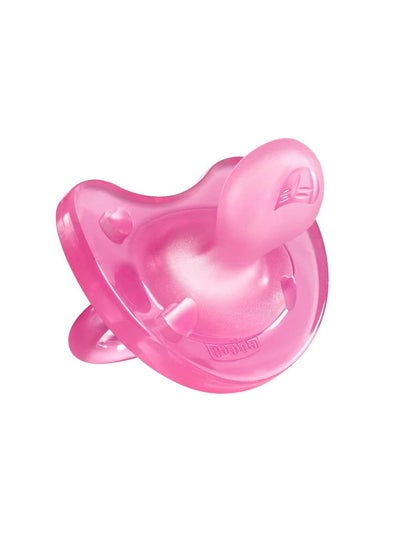 Buy PhysioForma Soft Silicone Soother 6-16M 1Pc, Pink in UAE