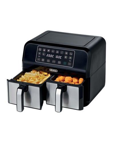 Buy Dual AirFryer 9 L 1800 W C462500ARAS Black/Silver in Saudi Arabia