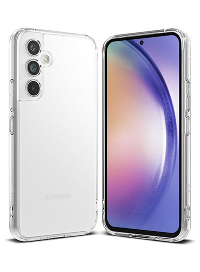 Buy Fusion Series Cover Compatible with Samsung Galaxy A54 5G Case Translucent Anti-Scratch Hard PC Back Shockproof TPU Bumper Protective Phone Case - Matte Clear in Saudi Arabia
