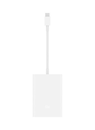 Buy Mi Usb C To Vga And Gigabit Ethernet White in UAE