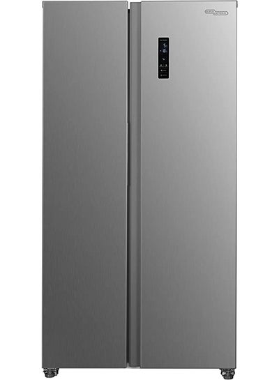 Buy 600 Liters Side By Side Refrigerator-Freezer ‎With Digital Control And Temperature Display, No-Frost, LED-light SGR710SBS Silver in UAE