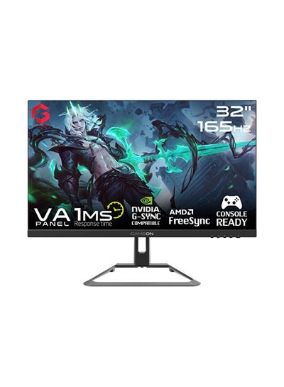 Buy GOE32FHD165VA 32" inch FHD, 165Hz, 1ms Flat VA Gaming Monitor, Edge-lit LED (HDMI 2.1 Console Hard Coating Compatible) Black in Saudi Arabia