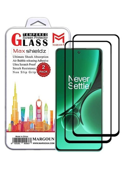 Buy 2 Pack For OnePlus Nord 3 Screen Protector Scratch and Shatter Resistant Anti Bubble HD Clear Film Clear in UAE