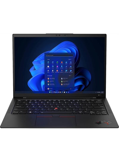 اشتري ThinkPad X1 Carbon Gen 10 Laptop With 14-Inch Display, Core i7-1255U Processor/16GB RAM/512GB SSD/Windows 11 Pro/Intel Iris Xe Graphics English/Arabic Black في الامارات