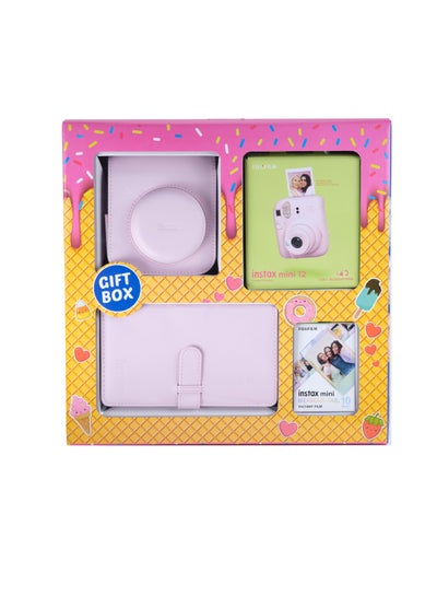 Buy Instax Mini 12 Instant Film Camera With Gift Box in Saudi Arabia