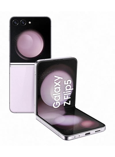 Buy Galaxy Z Flip 5 Dual SIM Lavender 8GB RAM 256GB 5G - International Version in Saudi Arabia