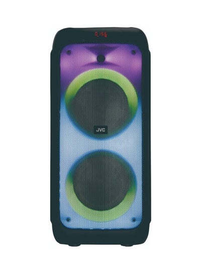 Buy Portable PArty Speaker with LEd Flame Lights , Wireless MIC XS-N5213PB Black in UAE