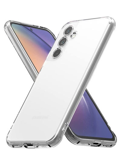 Buy Galaxy A54 Case, TPU And PC Cover, Fusion Design Matte Clear in Egypt