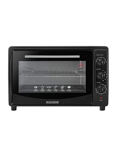 اشتري Toaster Oven With Double Glass Black في السعودية