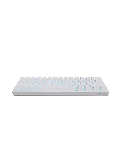 Buy Royal Kludge Rk61 Tri-Mode Rgb 61 Keys Hot Swappable White Mechanical Keyboard - Brown Switch in UAE