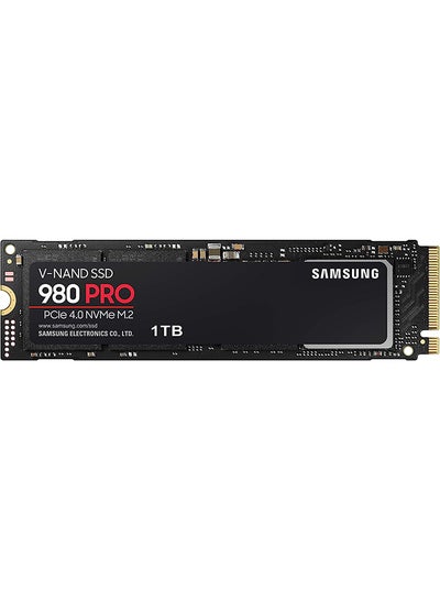 اشتري 980 PRO PCIe 4.0 (مكرر إلى 7.000 ميجابايت/ثانية) NVMe M.2 (2280) محرك الحالة الصلبة الداخلي (SSD) (MZ-V8P1T0BW) في السعودية