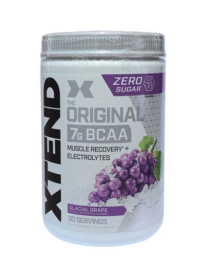 Buy Original 7G BCAA Muscle Recovery + Electrolytes, Glacial Grape - 30 Servings - 390 grams in Saudi Arabia