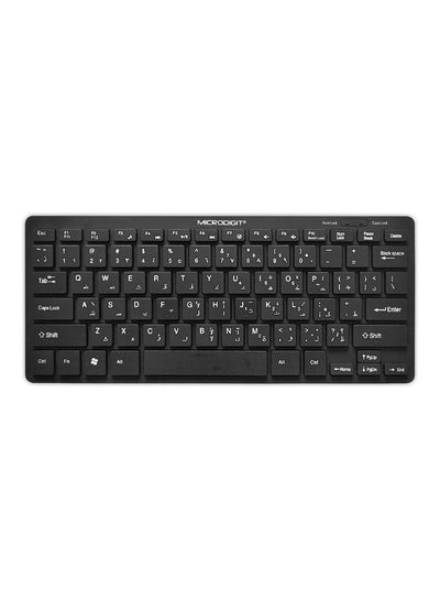 اشتري Light Weight Mini Computer Keyboard Black في السعودية