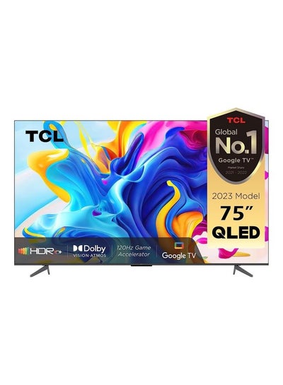 Buy 75 Inch QLED Smart TV, Dolby Vision Atmos, HDR 10+, 120Hz Game Accelerator, HDMI 2.1, DtsHD, AMD FreeSync With Gaming In Dol By Vision 75C645 Black in UAE