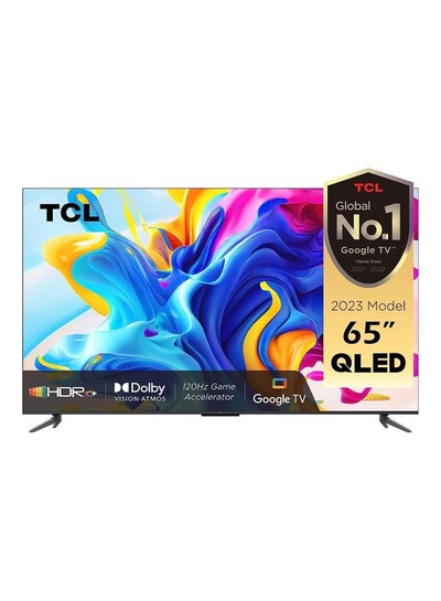Buy QLED65 Inch Smart TV, Dolby Vision Atmos, HDR 10+, 120Hz Game Accelerator, HDMI 2.1, DtsHD, AMD FreeSync With Gaming In Dol By Vision 65C645 Black in UAE