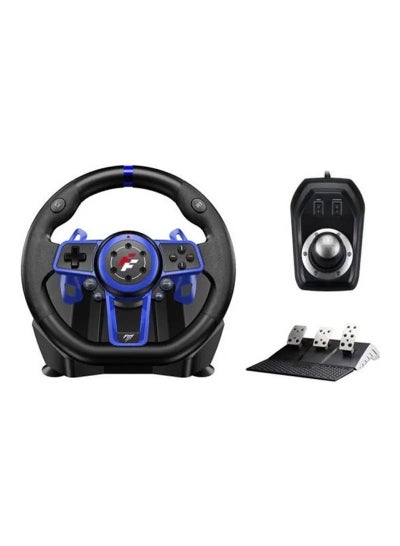 Buy FlashFire Suzuka Wheel F111 Racing Wheel set with Clutch Pedals, H-Shifter for PlayStation 5 (PS5) in UAE