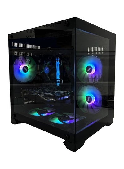 Buy TMD Radeon Gaming PC With Core i5-10400F Processor/ 16GB RAM/ 1TB SSD/ Windows 10 Pro /AMD RX580 With RGB FANS BLACK in UAE
