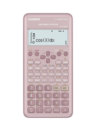 Buy Standard Scientific Calculators Non Programmable 10 + 2 digits 417 Functions FX-570ESPLUS2PK Pink in Saudi Arabia