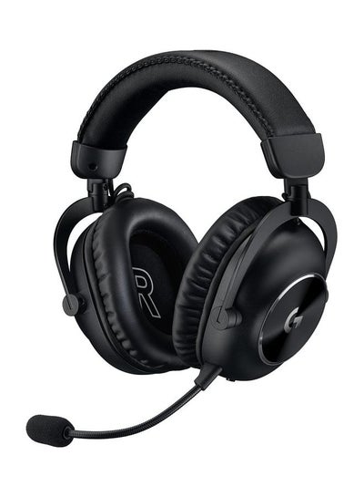 اشتري Logitech G PRO X 2 LIGHTSPEED Wireless Gaming Headset, Detachable Boom Mic, 50mm Graphene Drivers, DTS: X Headphone 2.0—7.1 Surround, Bluetooth/USB/3.5mm Aux, for PC, PS5, PS4, Nintendo Switch - Black في الامارات