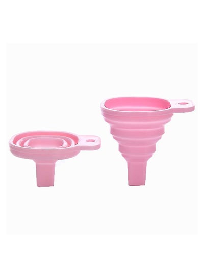 Buy Silicone Foldable Funnel Pink in Egypt