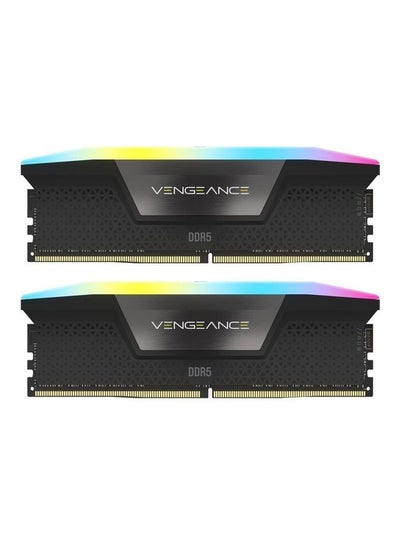 Buy Vengeance RGB DDR5 RAM 48GB 2x24GB 7000MHz CL40 Intel XMP iCUE Compatible Computer Memory - CMH48GX5M2B7000C40 Black in Saudi Arabia