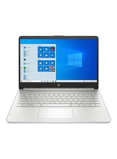 اشتري 14-FQ0027CA Laptop With 14-Inch Display, AMD 3020e Processor/4GB RAM/128GB SSD/Intel UHD Graphics/Windows 10 Home English Silver في الامارات
