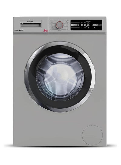 اشتري Front Load Fully Automatic Washing Machine 1000 Rpm 15 Programs Electronic Control System Easy To Operate Clothes Washer Made In Turkey 6 kg HWM-V610-S Silver في الامارات