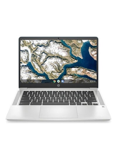 اشتري 14A-NA0011CY Laptop With 14-Inch Display, Celeron N4020 Processor/4GB RAM/32GB eMMC/Intel UHD Graphics/Chrome OS English Silver في الامارات