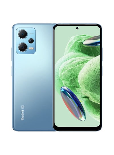 اشتري Redmi Note 12 Dual SIM Ice Blue 8GB RAM 256GB 5G - Global Version في السعودية