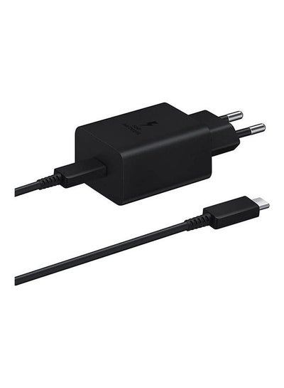 اشتري Fast Charge Power Adapter , 45W , Type-C To Type-C , With Cable Black في مصر