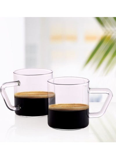 اشتري Vision Espresso Classic Cup Set Of 6- Microwavable, Large White 120ml في السعودية