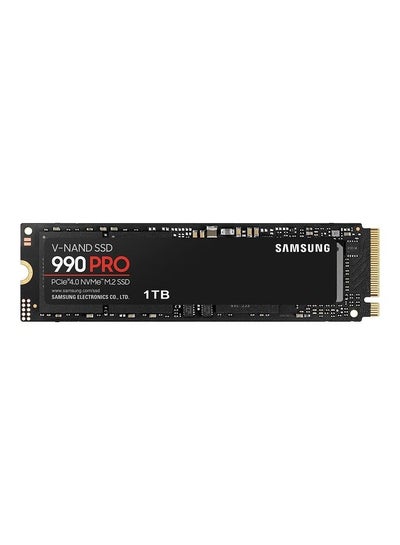 اشتري 990 PRO PCIe 4.0 (ما يصل إلى 7450 ميجابايت/ثانية) NVMe M.2 (2280) محرك أقراص الحالة الصلبة الداخلي (SSD) (MZ-V9P1T0BW) في السعودية