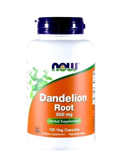 Buy Now Foods Dandelion Root 500 Mg 100 Veg Capsules in UAE