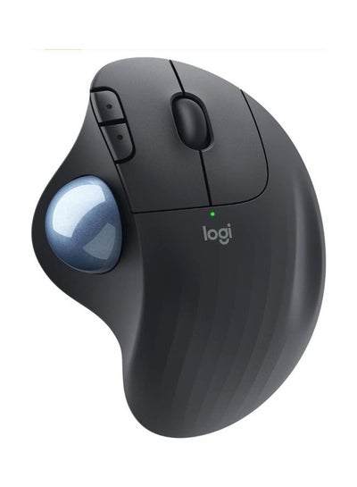 Buy Ergo M575 Wireless Trackball Mouse Design, 440dpi, 8 Buttons Total Black in Saudi Arabia