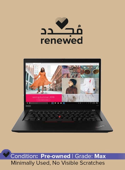 اشتري Renewed - ThinkPad X390 Laptop With 13.3-Inch Display,Intel Core i5 8th Gen/16GB RAM/512GB SSD/Windows 10 Professional English Black في الامارات