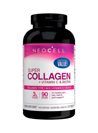 Buy Super Collagen C Plus Biotin 270 Tabs in Saudi Arabia