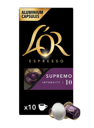 Buy 10 Espresso Supremo Coffee Capsule in UAE