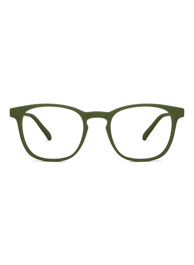 اشتري Unisex Green Full Rim Square Zero Power Bluecut & Antiglare Computer Eyeglasses Lb E14058 في الامارات