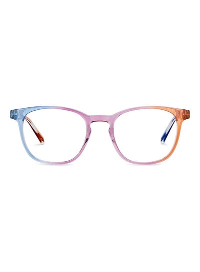 اشتري Zero Power Blue Cut Computer Glasses | Anti Glare, Lightweight & Blocks Harmful Rays | Uv Protection Specs | Blu-Pink-Brown | Women | Large | Lb E14058 في الامارات