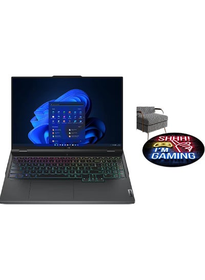 Buy Legion Pro 7 Gaming Laptop With 16-Inch Display, Core i9-13900HX Processor/32GB RAM/1TB SSD/8GB NVIDIA Geforce RTX 4080 Graphics Card/Windows 11 With Thinksmart View 8-Inch Display English Black in UAE