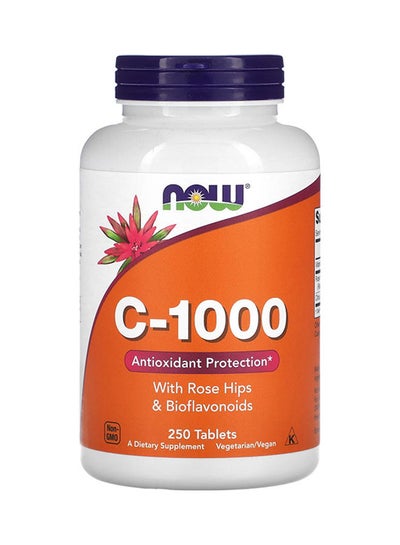 Buy Vitamin C 1000 With Rose Hips And Bioflavonoids 250 Tablets in UAE