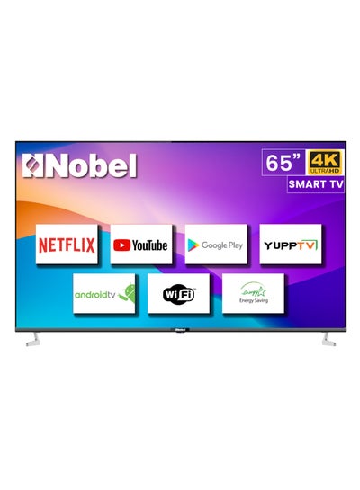 اشتري 65 Inch Led - Flat Smart Black Silver Uhd 4K Smart Dvbt2 UHD65LEDS أسود في الامارات