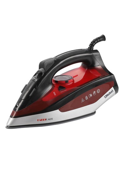 Buy Steam Iron with Steam Burst Function, Non Stick Ceramic Coat Soleplate and Variable Heat Selection, Cord Length 1.7mtr, With Non Stick Plate 2000.0 W NSI27 Red in UAE