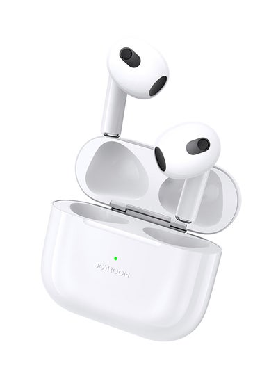 Buy JR-T03S Plus Bluetooth 5.1 TWS Half In-Ear Earphones With Protective Cover Standard Version White in Egypt