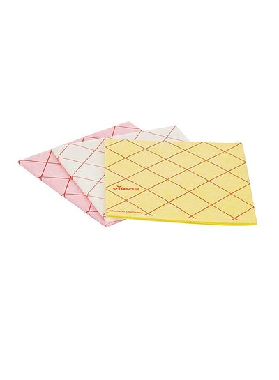 Buy All Purpose Cloth Yellow/Pink/White in UAE