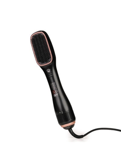 Buy 2-in-1 Professional Styling Brush Black/Pink in UAE