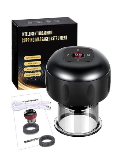 Buy Intelligent Breating Suction Cupping Massage Instrument - Black in Egypt