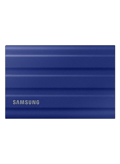 Buy T7 Shield Portable SSD, up-to 1050MB/s, USB 3.2 Gen2, Rugged, IP65 Water & Dust Resistant, for Photographers, Content Creators and Gaming, External Solid State Drive (MU-PE2T0R/WW) Blue 2.0 TB in Egypt