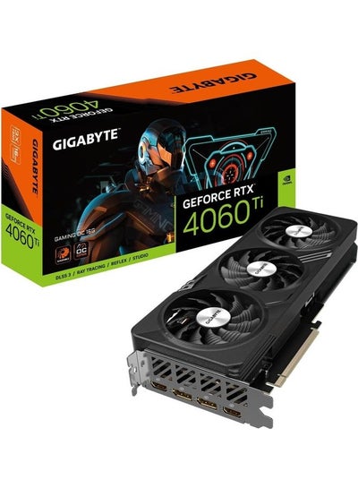 Buy GeForce RTX 4060 Ti Gaming OC 16G Graphics Card, 3X Windforce Fans, 16GB 128-Bit GDDR6, Video Card Black in Egypt